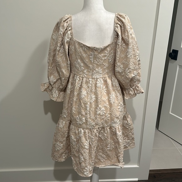 NWT Lizard Thicket Puff Sleeve Dress Sz L - Picture 5 of 10